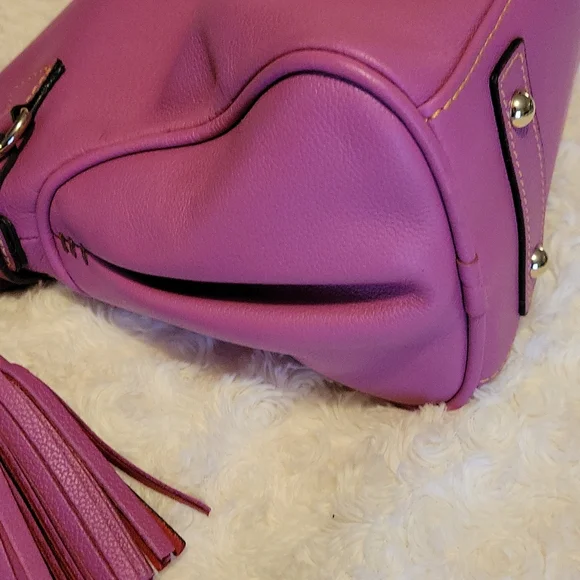 Dooney & Bourke calf leather mini satchel shoulder bag - Picture 5 of 7